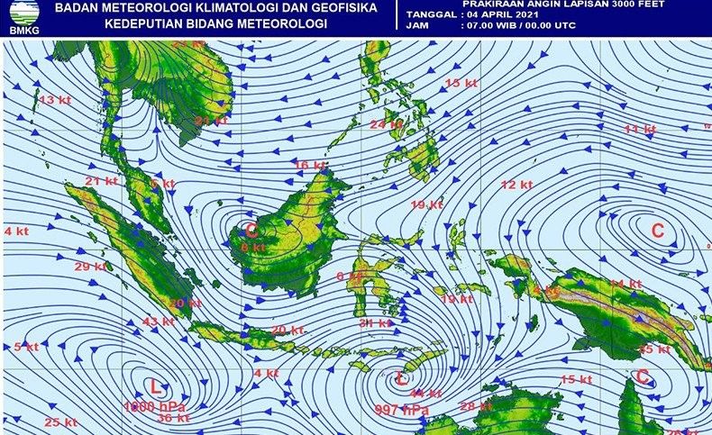 podiumnews.com-Ini Daerah Berpotensi Hujan Lebat dan Angin Kencang